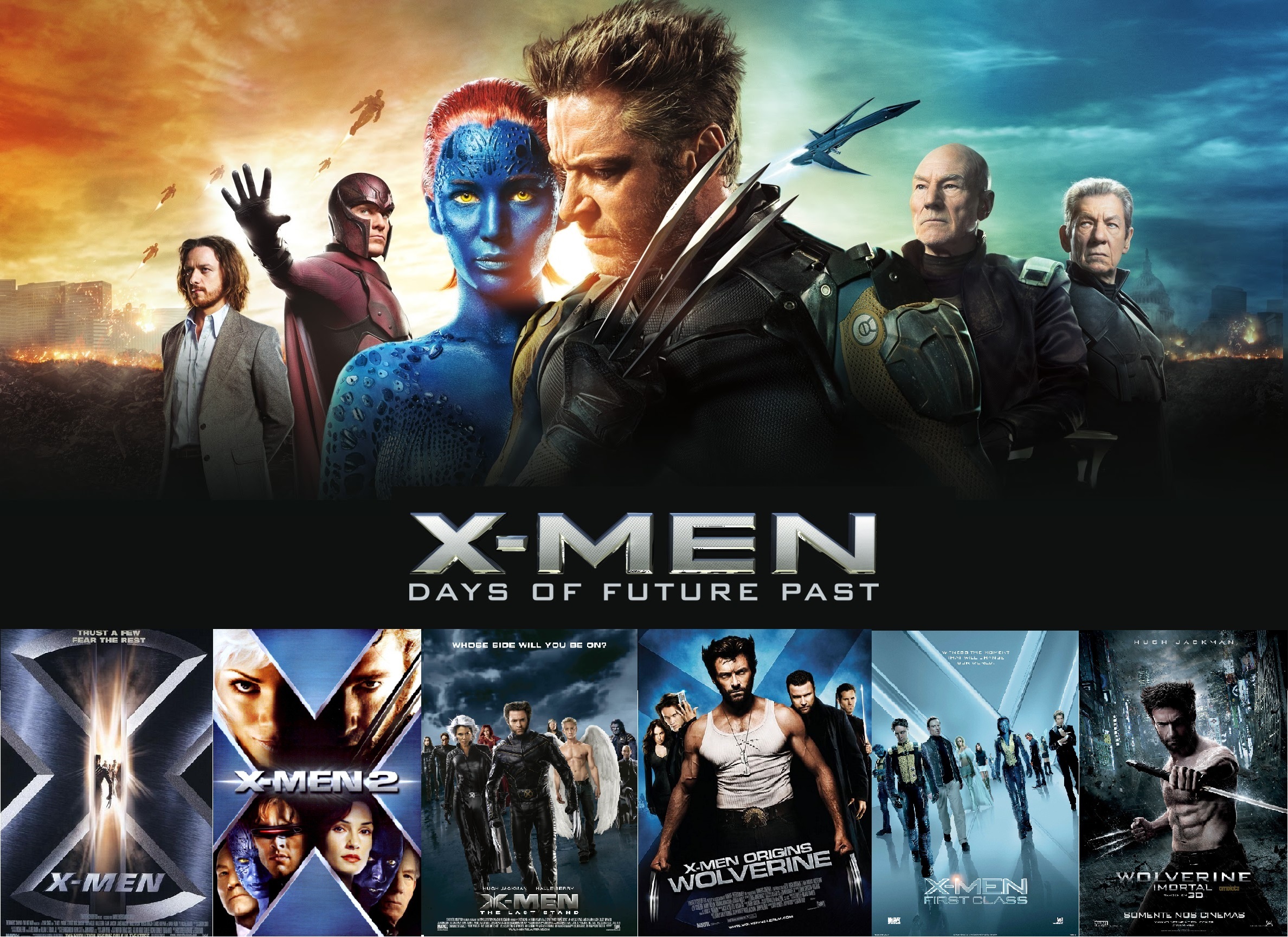 A cronologia da franquia X-men e o que muda com Dias de um Futuro Esquecido